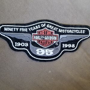 Harley Davidson 95th patch